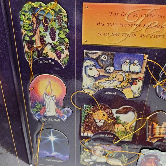 Christmas Holiday Family Life Adorenament Ornaments Story Book Jesus Advent 2001 - Picture 5 of 16